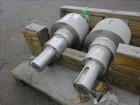 Used- Fitzpatrick Chilsonator Rolls, 15-5PH Stainless Steel. Approximate 11