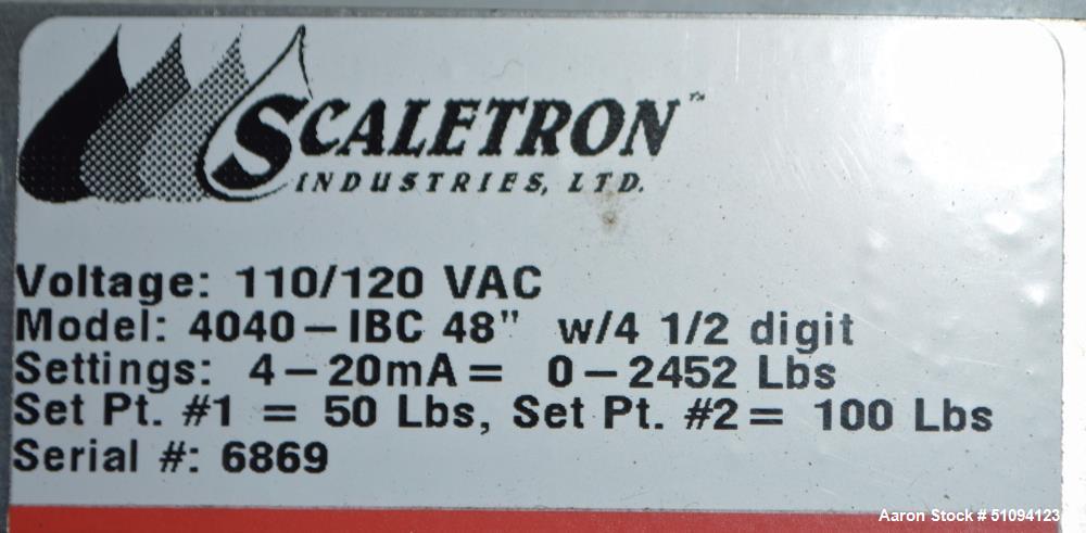Scaletron  48" x 48" Floor Scale