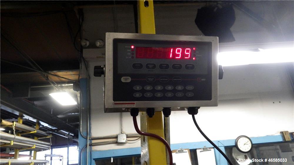 Used Rough Deck Platform Scale with Rice Lake Digital Weight Indicator, Model 420