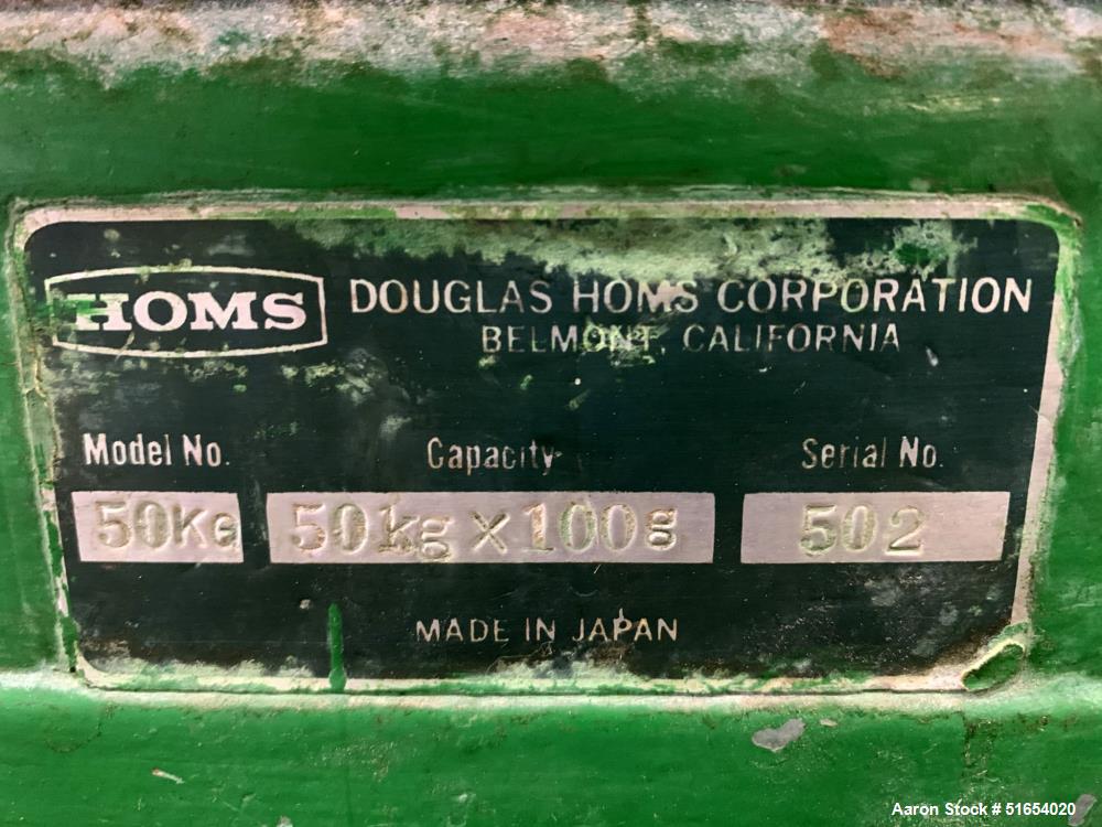 Used- Homs Dial Floor Scale, Model: 50kg