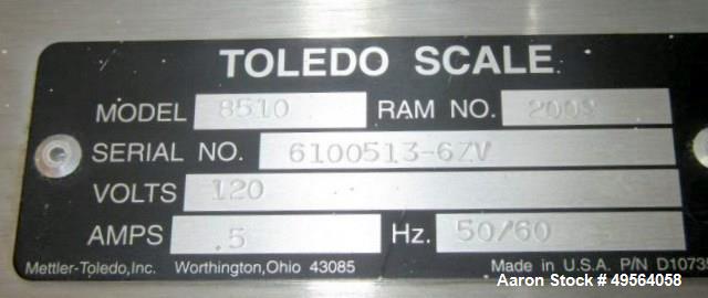 Used Mettler Toledo Stainless Steel Pit Mounted Floor Scale, 48" x 48".