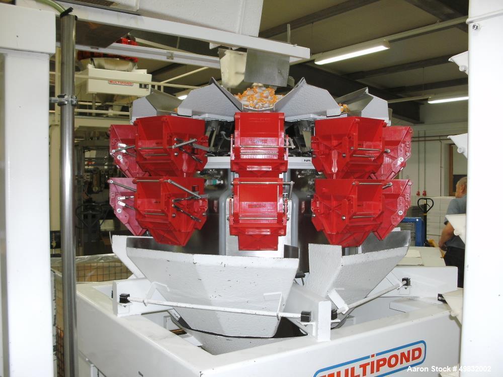 Used Multipond Mehrkopfwaage Memory Hopper Weighing System.