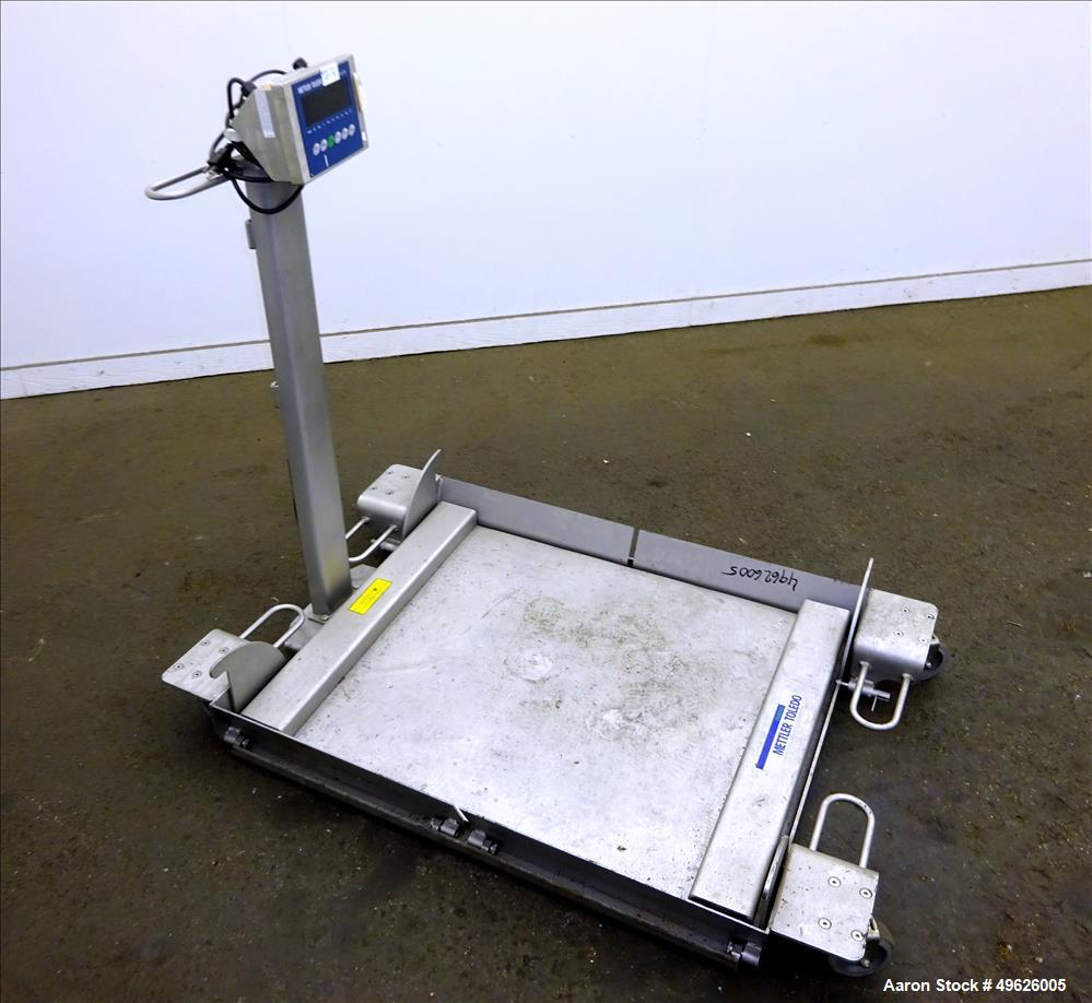 Used Mettler Toledo Floor Scale, Model 2888, 304 Stainless Steel.