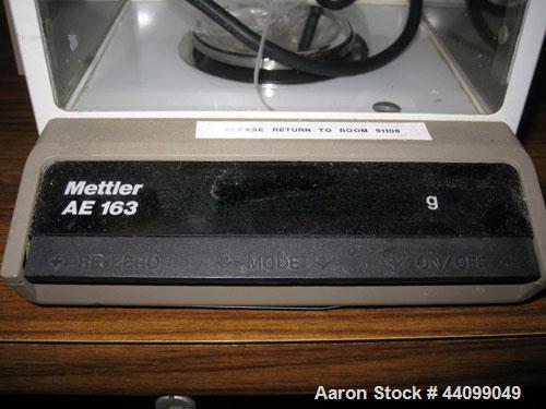 Used Mettler Toledo Balance, Model AE 163. 160 Gram capacity (0.35 pounds).