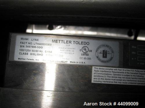 Used Mettler Portable Floor Scale, Stainless Steel. 10,000 Pound capacity. Includes a Lynx readout.