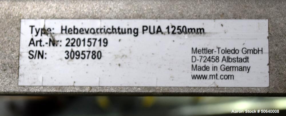 Used Mettler Toledo Low Profile Floor Scale, Model PUA579.
