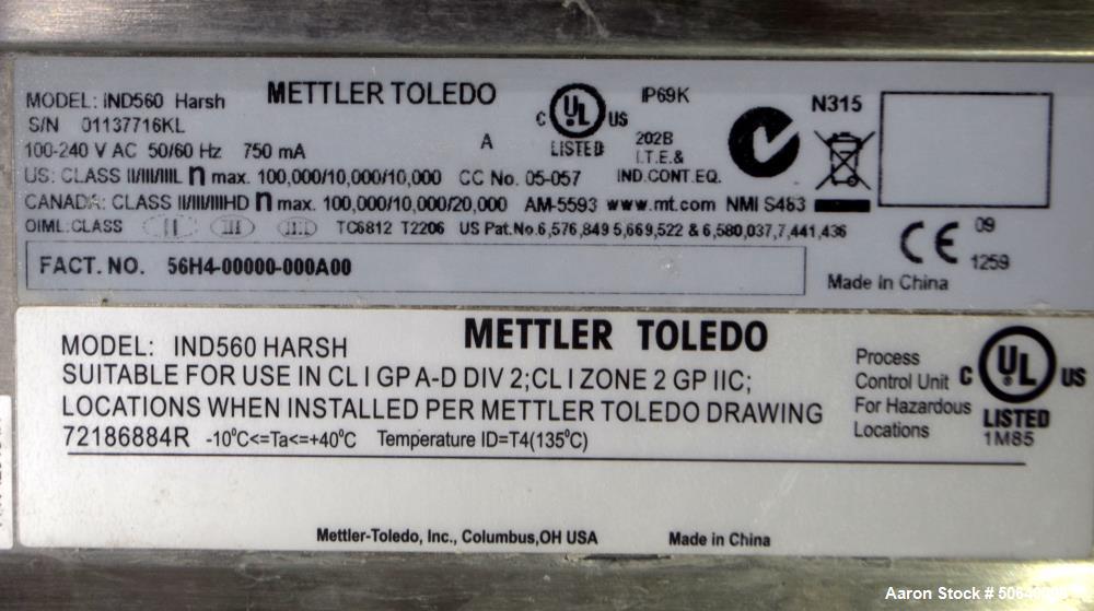 Used- Mettler Toledo Low Profile Floor Scale, Model PUA579.