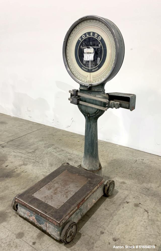Used Toledo Honest Weight Dial Floor Scale, Model 62-1821