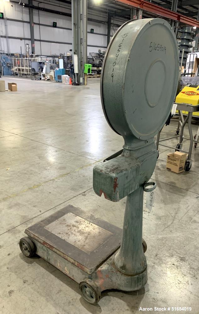 Used Toledo Honest Weight Dial Floor Scale, Model 62-1821