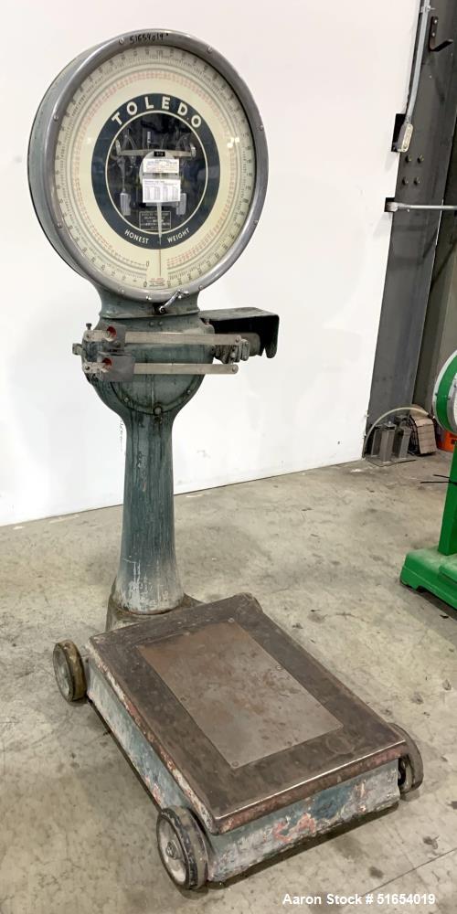 Used- Toledo Honest Weight Dial Floor Scale, Model 62-1821