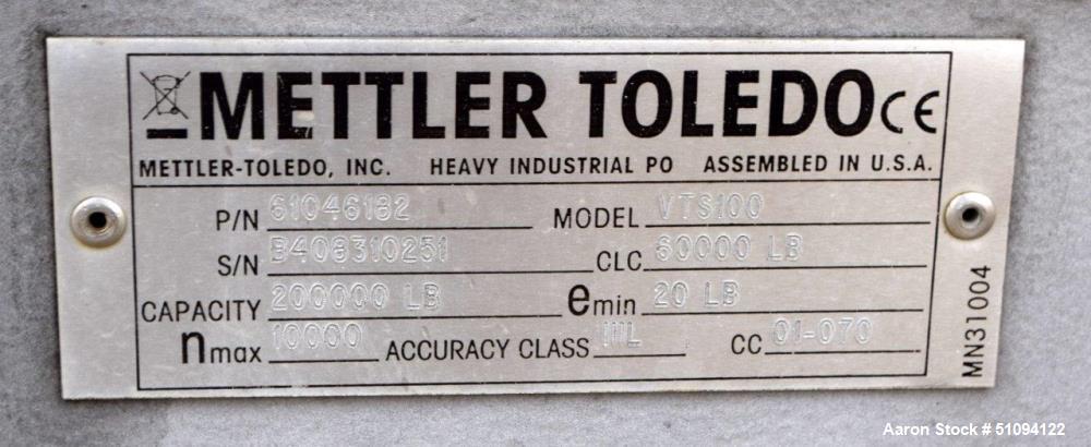 Used- Mettler Toledo 80' Long Orthotropic Steel Deck Truck Scale