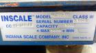 Used Inscale Floor Scale, Model FS-44-5K.  48” x 48” Carbon steel plate, 5,000 pound capacity.  Includes a GSE model 350 readout.