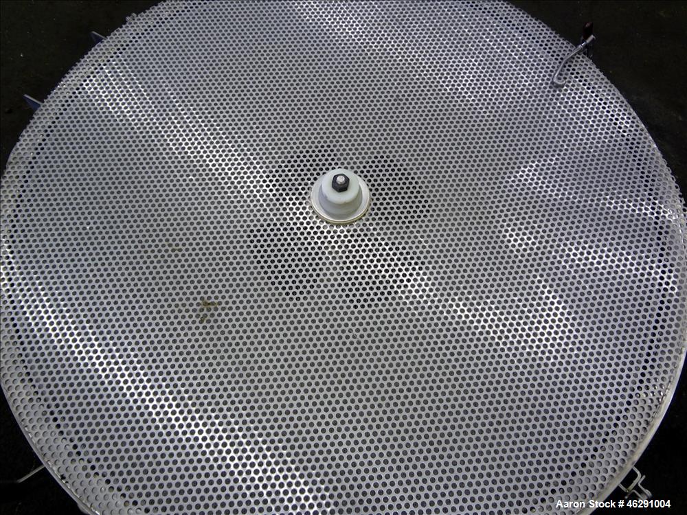 Used Kason 48" Screener Side Deck, 304 Stainless Steel.