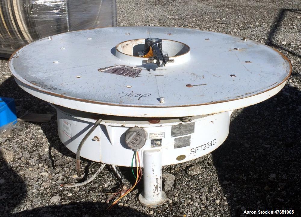 Used Sweco 60" Screener Parts, Model SS60S. Consisting Of: (1) Carbon steel lower table, base weldment, 2.5hp, 3/60/230/460 volt, 1160 rpm Sweco motor, and a top motor weight. Serial# DL6881200.