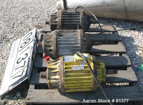 USED: Sweco motor. 5 hp, 3/60/460 volt, 1160 rpm, XP, serial #E05C49212F01F12S.