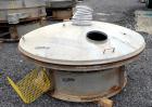 Used Sweco Screener, Model US72108, 316 Stainless Steel. Consisting of: (1) 72” Diameter deck, (1) top cover. Driven by a 5hp, 3/60/230/460 volt, 1200 rpm motor. Mounted on a carbon steel base. Missi...