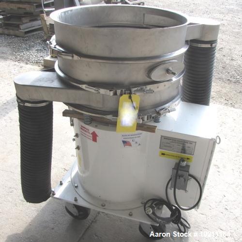 Used-Midwestern Industries Screener, 24" Diameter, Model ME24S4-4-4, Stainless Steel.  2 Deck, 3 separation, no top cover.  ...