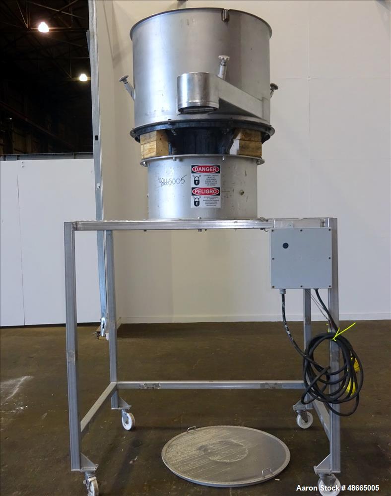 Used Circular Sieve Screener, 304 Stainless Steel.