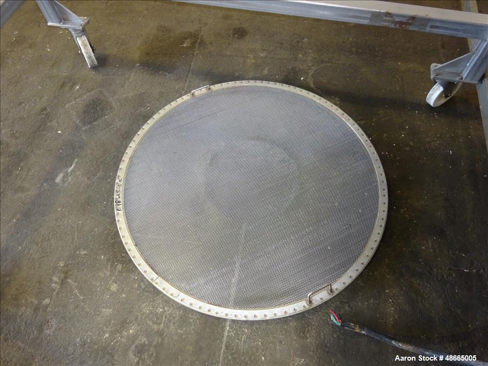 Used- Circular Sieve Screener, 304 Stainless Steel.