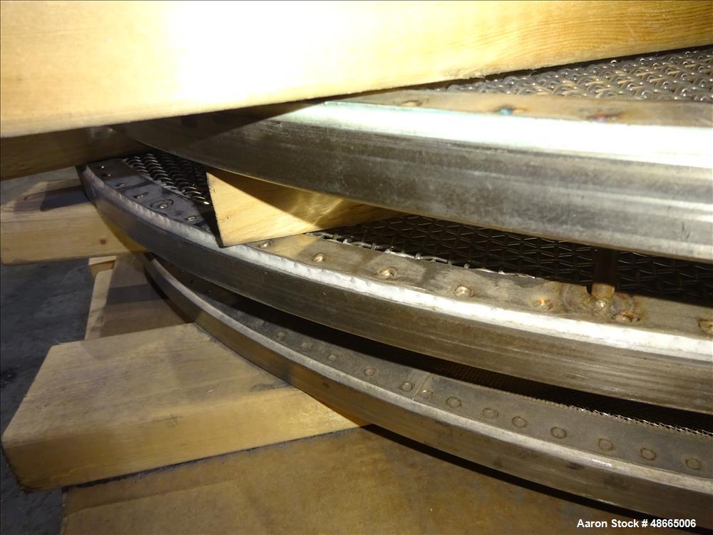 Used Circular Sieve, Approximate 48" diameter, 304 Stainless Steel.