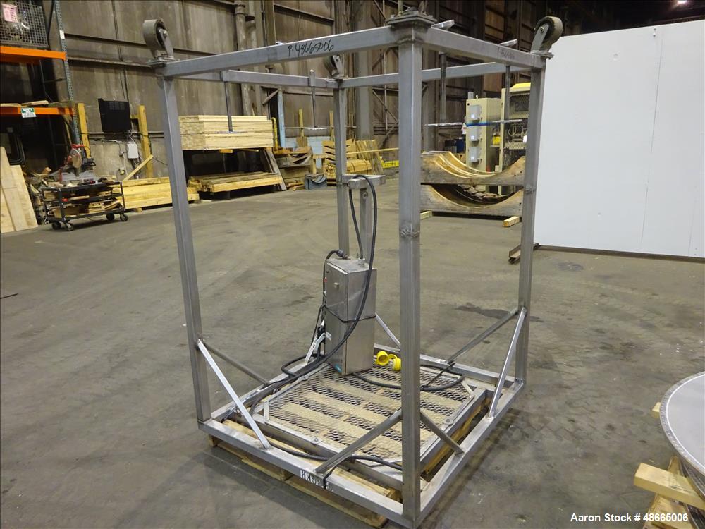 Used Circular Sieve, Approximate 48" diameter, 304 Stainless Steel.