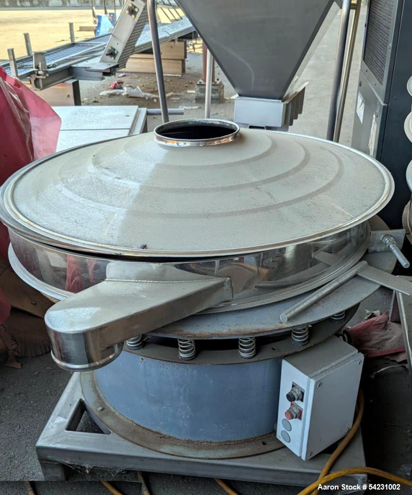 Used Circular Screen, Stainless steel, Single Deck.