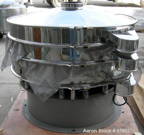 Unused-NEW: IMS-48 swifter, Sweco type screener, polished 304 stainless steel. 47.2" (1200mm) diameter, double deck, 3 separation. Includes top cover. Driven by an approximate 1.84 kW (2.5 hp), 3/60/...