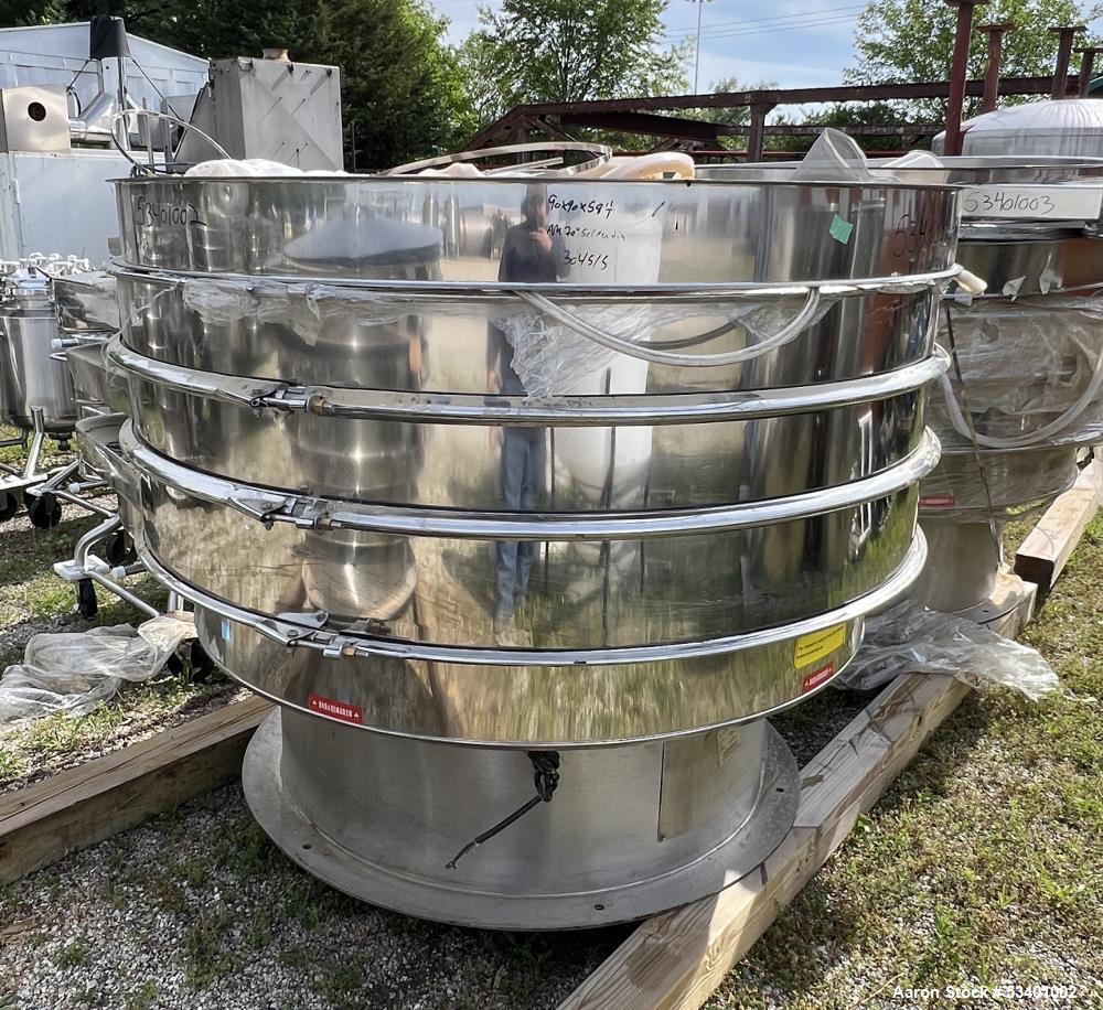 Used-Brightsail Machinery Stainless Steel 72" Sifter, Model BSST-1800, Built 10/2019.