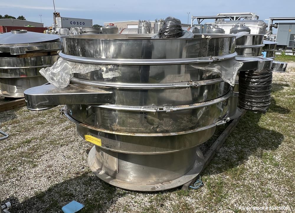 Used-Brightsail Machinery Stainless Steel 72" Sifter, Model BSST-1800, Built 10/2019.