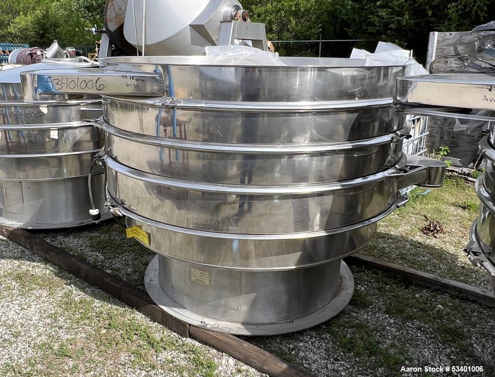 Used-Brightsail Machinery Stainless Steel 72" Sifter, Model BSST-1800, Built 10/2019.