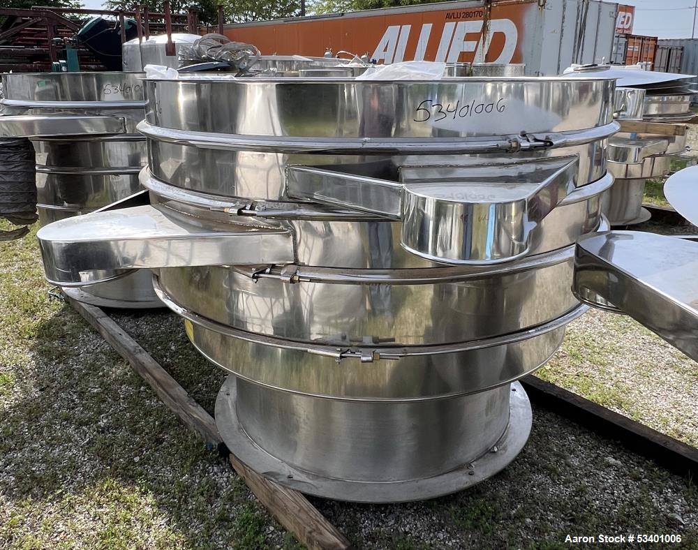 Used-Brightsail Machinery Stainless Steel 72" Sifter, Model BSST-1800, Built 10/2019.