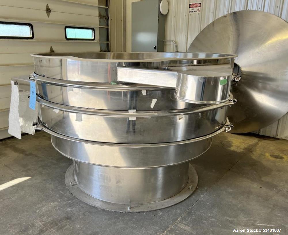 Used-Brightsail Machinery Stainless Steel 72" Sifter, Model BSST-1800, Built 10/2019.