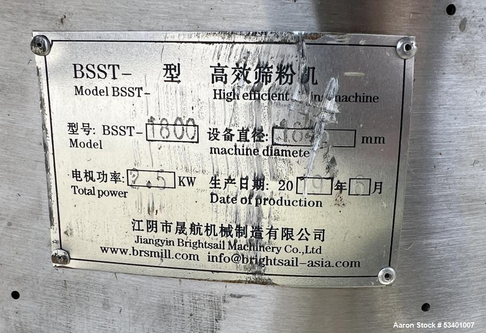 Brightsail Machinery 72" Sifter, Model BSST-1800
