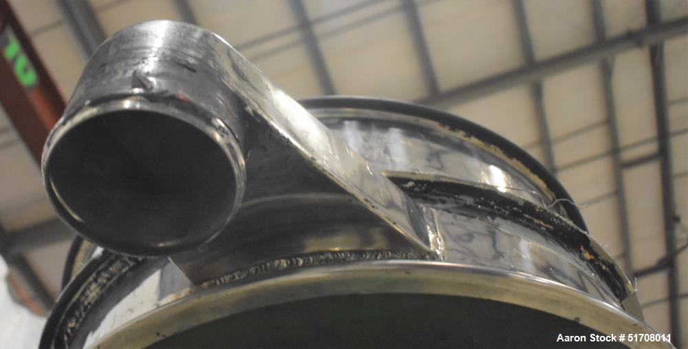 Used Dalton Circular Vibratory Screener, Model 501, 304 Stainless Steel. Approximate 20" diameter. Single deck, 2 separation. Driven by a 0.4 kW motor. Top clamp-on cover with top opening. Mounted on...