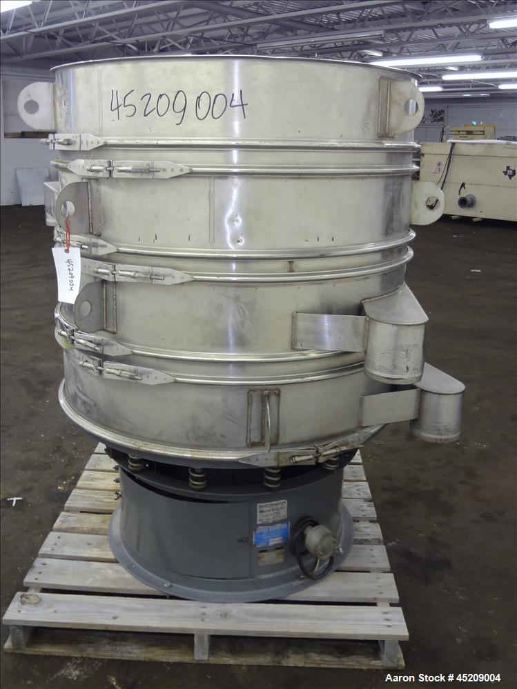 Used Stainless Steel Rebuilt Dewco Screener, 48" Diameter