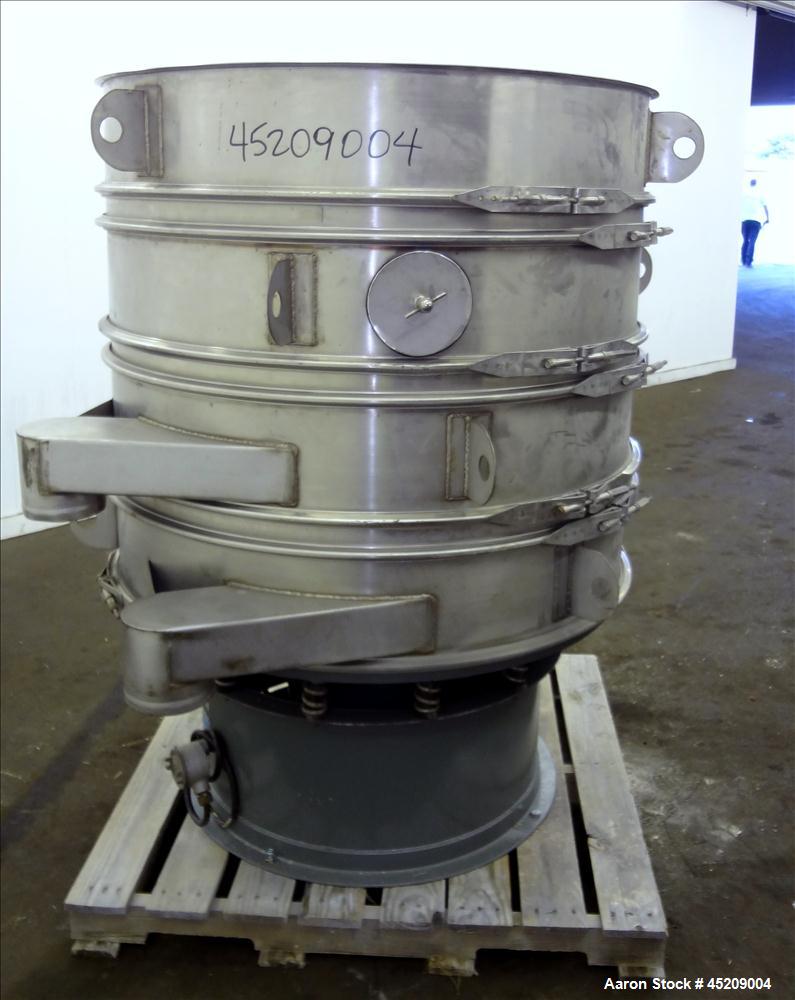 Used Stainless Steel Rebuilt Dewco Screener, 48" Diameter