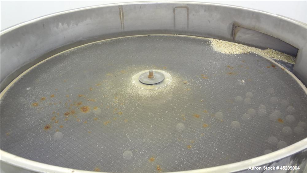 Used Stainless Steel Rebuilt Dewco Screener, 48" Diameter