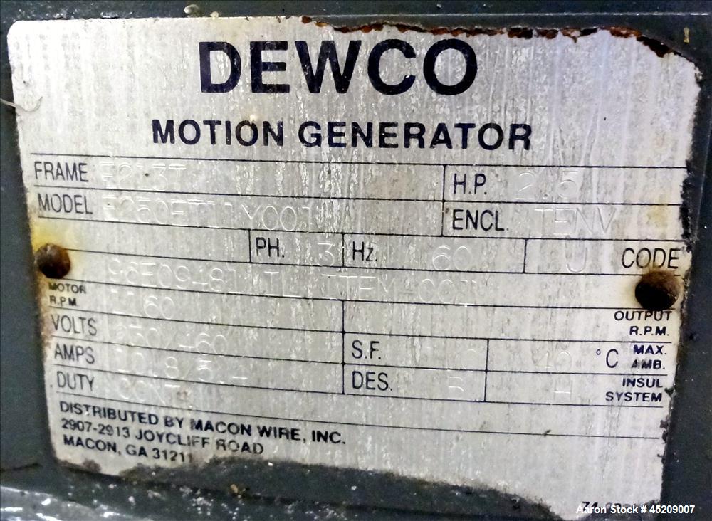 Used Stainless Steel Rebuilt Dewco Screener