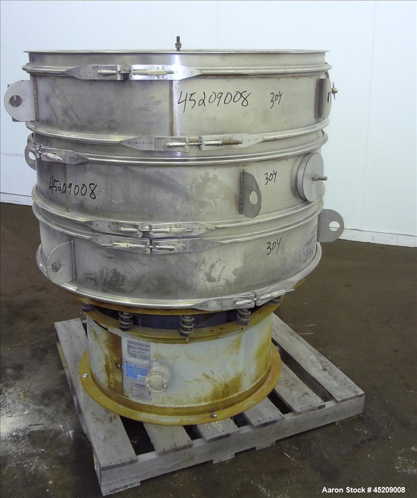 Used Stainless Steel Dewco Screener
