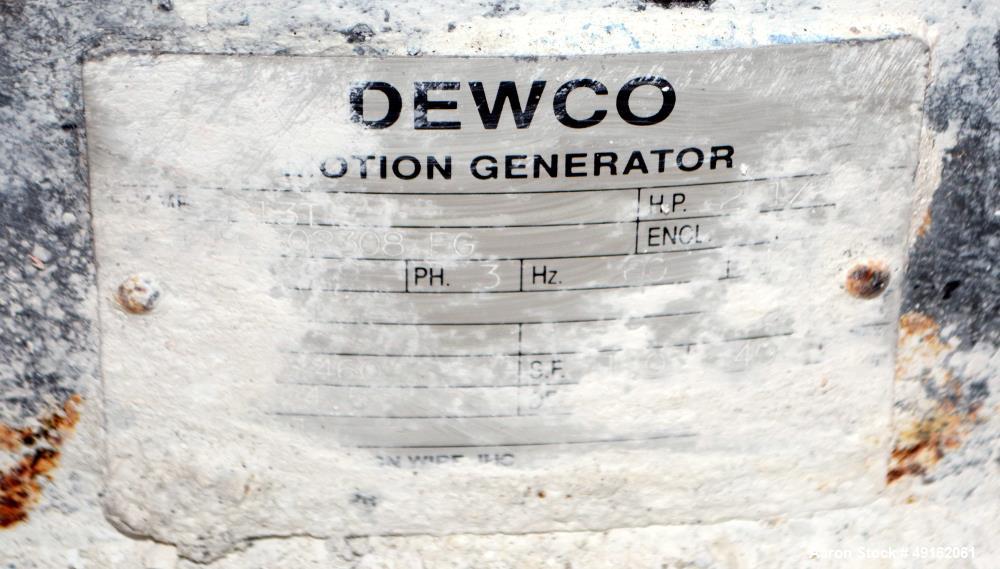 Used- Dewco 48" Diameter Stainless Steel Vibratory Screener