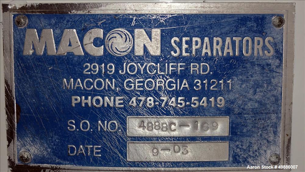 Used Macon 48" Diameter Vibratory Screener
