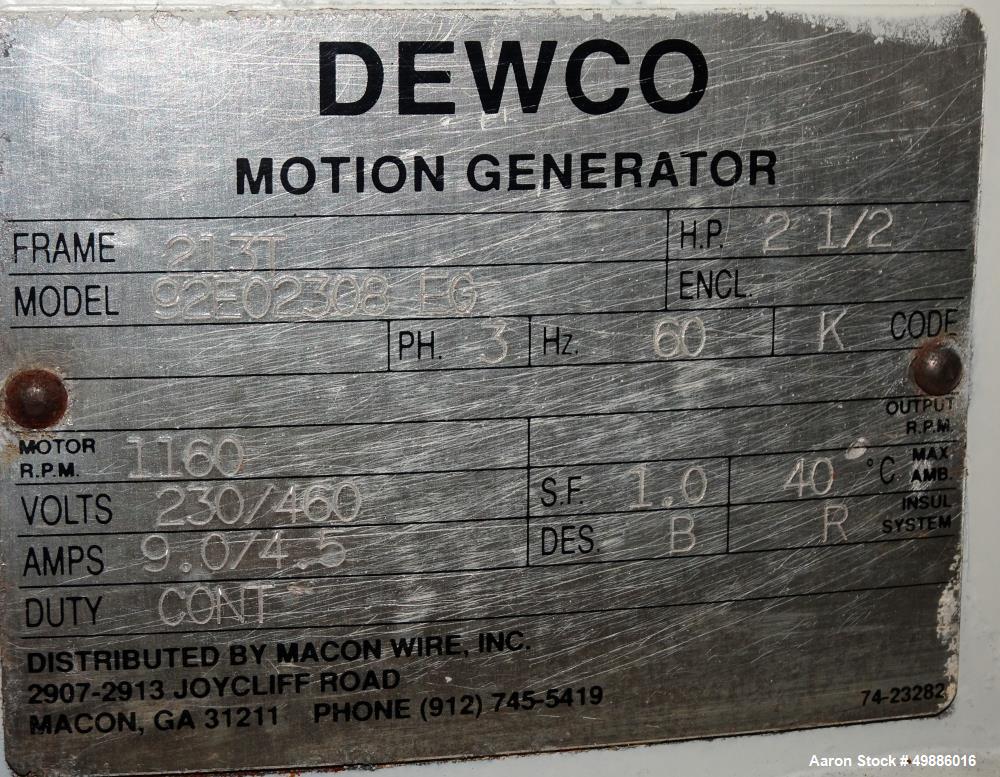 Used Dewco 48" Diameter Vibratory Screener