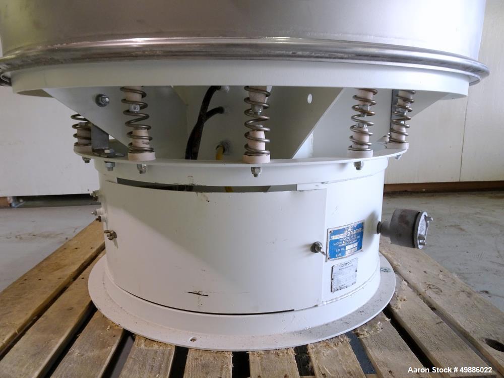 Used Dewco 48" Diameter Vibratory Screener