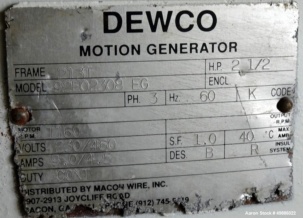 Used Dewco 48" Diameter Vibratory Screener