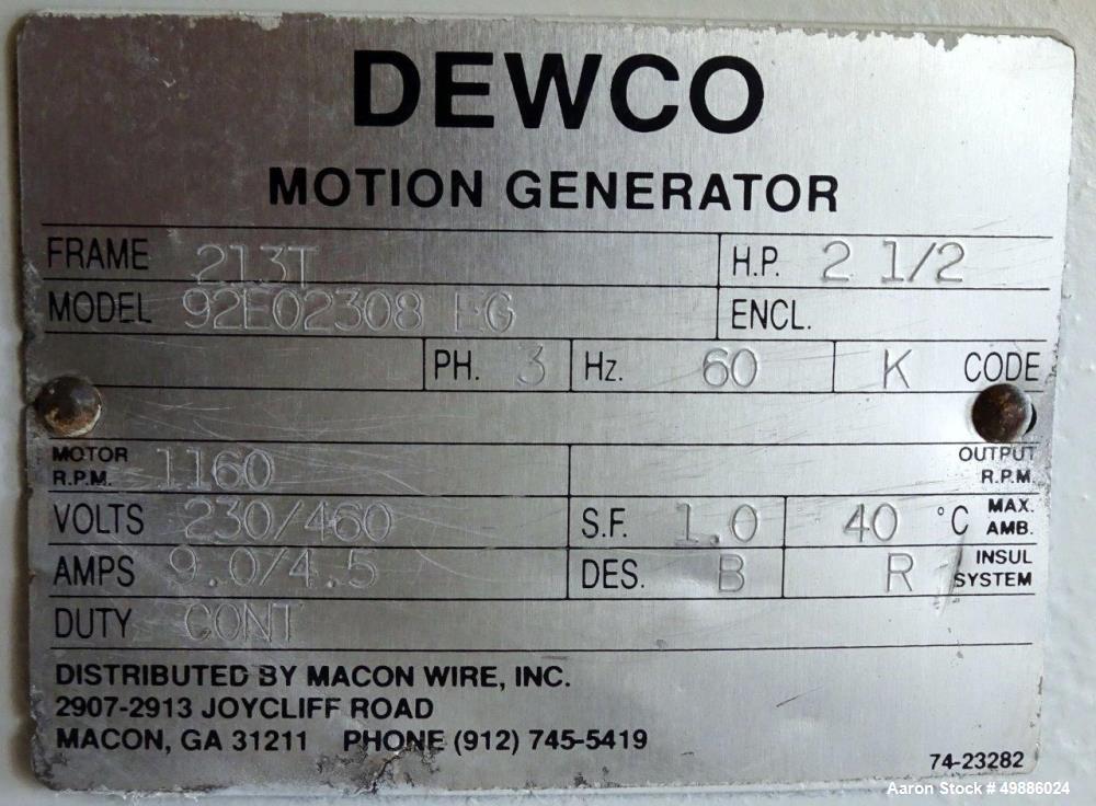 Used Dewco 48" Diameter Vibratory Screener