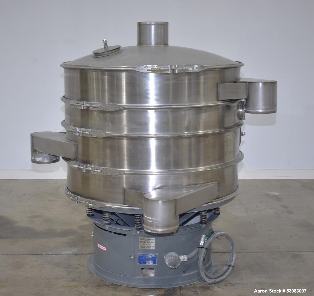 Dewco 48" Diameter Screener, Stainless Steel