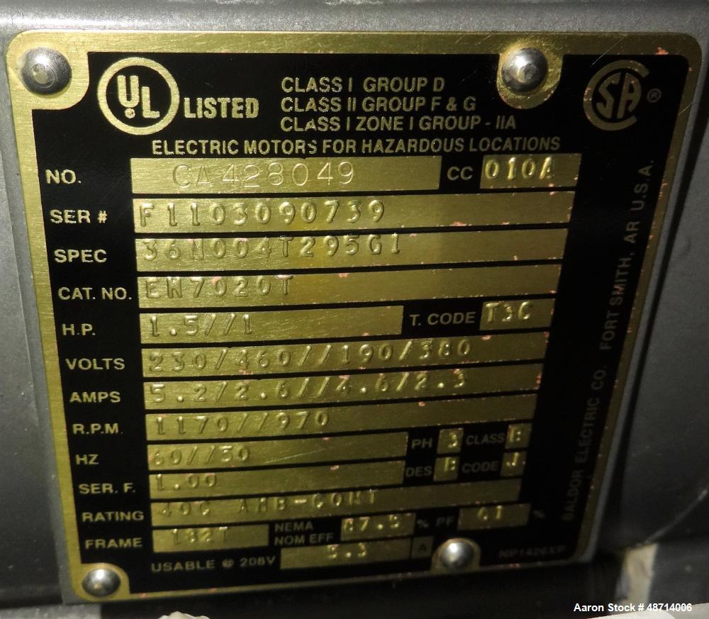 Used- Great Western Manufacturing QA Series In-Line Sifter, Model QA46, 304 Stai