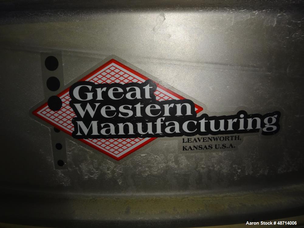 Used Great Western Manufacturing QA Series In-Line Sifter, Model QA46, 304 Stai