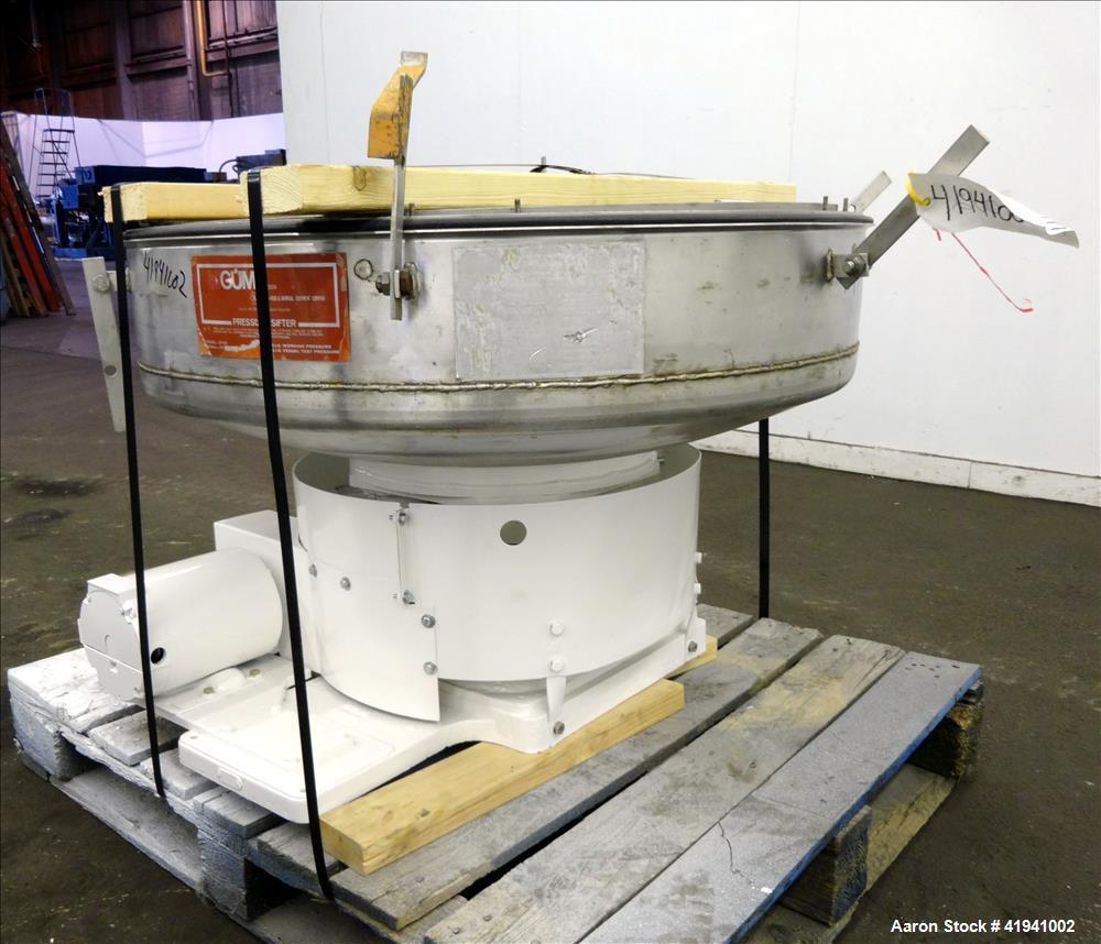 Used Stainless SteelGump Pneumatic In-Line Screener, model CP-32