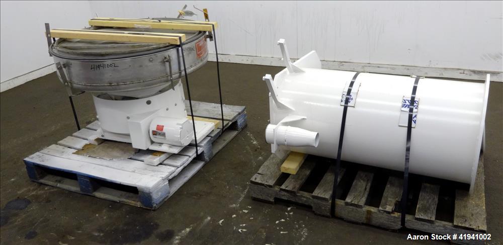 Used Stainless SteelGump Pneumatic In-Line Screener, model CP-32